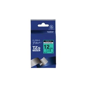 （まとめ買い）ブラザー工業 文字テープ TZe-731緑に黒文字 12mm 【×3セット】（代引不可）の通販は