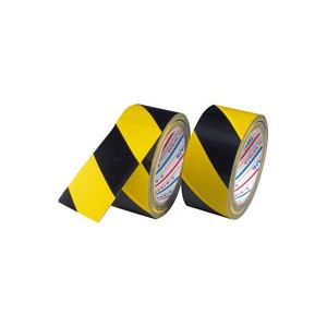 （まとめ買い）ダイヤテックス 安全標示テープ トラ50mm×25m TT-06-YB 【×6セット】（代引不可）