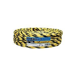 （まとめ買い）宮島化学工業 標識PPソフト トラロープ8mm×100m 【×2セット】（代引不可）の通販は