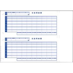 オービックビジネスコンサルタント 奉行シリーズ用専用 単票給与明細書 6101（代引不可）