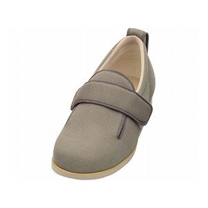 介護靴 施設・院内用 ダブルマジック２ 7E(ワイドサイズ) 7006 片足 徳武産業 あゆみシリーズ ／4L (26.0〜26.5cm) Mグレー 右足（代引不可）