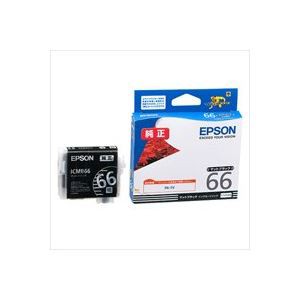 （まとめ買い）エプソン EPSON インクカートリッジ ICMB66 マットブラック 【×4セット】（代引不可） 7,667円