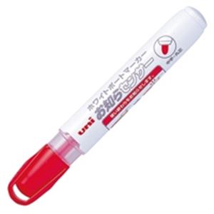 （まとめ買い）三菱鉛筆 ボードマーカーお知らセンサー 中字丸芯 赤 【×30セット】（代引不可）