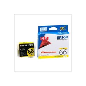 （まとめ買い）エプソン EPSON インクカートリッジ ICY66 イエロー 【×4セット】（代引不可）の通販は