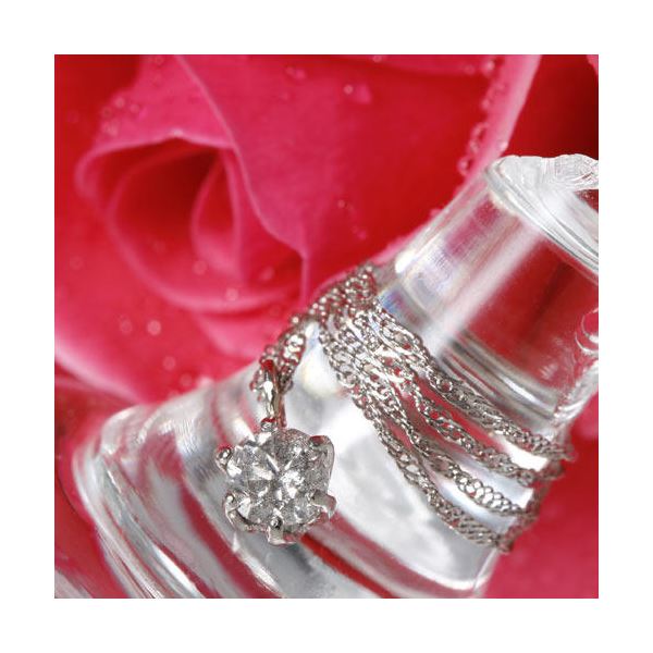 I1クラス0.2ctプラチナダイヤモンドネックレス（代引不可）