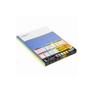 （まとめ買い）ナカバヤシ ロジカルノートセミB5 B罫5冊 ノ-B501B-5P 【×30セット】（代引不可）