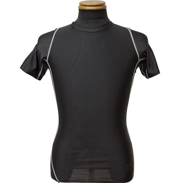 スリムフィットアメリカ軍タクティカルトレーニングアンダーシャツ半袖 JT047YN ブラック+ＡＣＵ XL 【レプリカ】【２枚セット】（代引不可）の通販は 5,618円