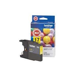 （まとめ買い）ブラザー工業 インクカートリッジ LC17Yイエロー 【×2セット】（代引不可）の通販は