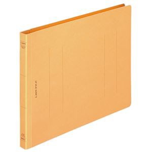 （まとめ） ライオン事務器 フラットファイル（環境） 樹脂押え具 B5ヨコ 150枚収容 背幅18mm 黄 A-527KB5E 1セット（10冊） 【×5セット】（代引不可）の通販は