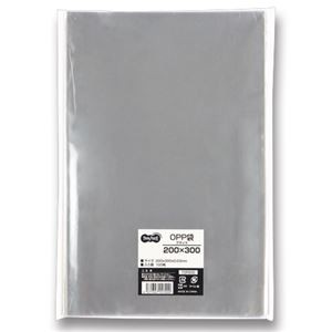 （まとめ） TANOSEE OPP袋 フラット 200×300mm 1パック（100枚） 【×10セット】（代引不可）の通販は