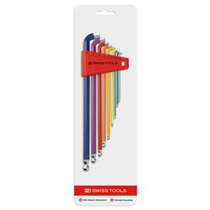 PB SWISS TOOLS 2212LH-10RBCN レインボーショートヘッド六角棒セット（代引不可）