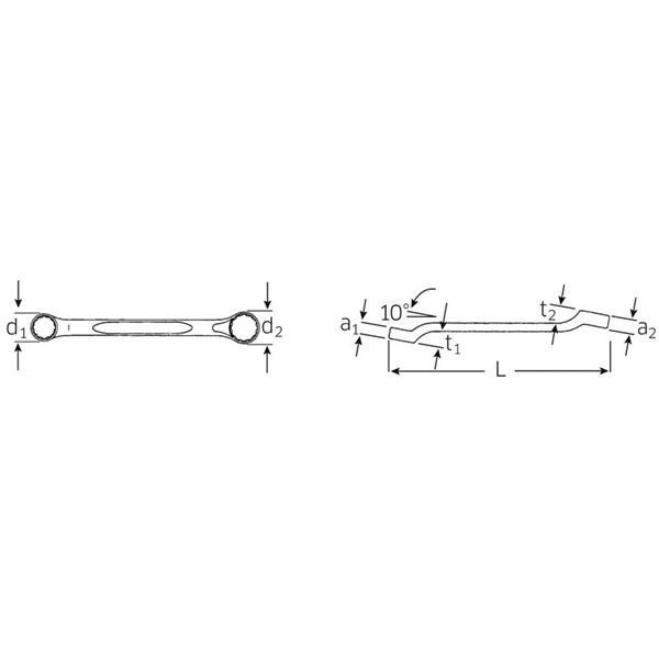 STAHLWILLE（スタビレー） 180A-9／16X5／8 メガネレンチ （HPQ） （41603436）（代引不可）_1