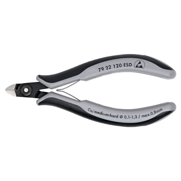 KNIPEX（クニペックス）7922-120ESD エレクトロニクスニッパー（代引不可）