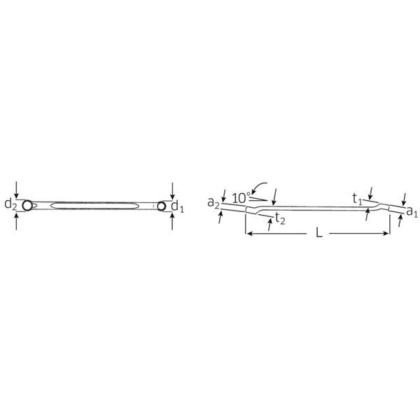 STAHLWILLE（スタビレー） 230A-9／16X5／8 メガネレンチ 10゜ （41613436）（代引不可）