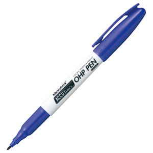 （まとめ） モナミ ACCU LINER OHP PEN X-FINE 青 12902 1本 【×60セット】（代引不可）