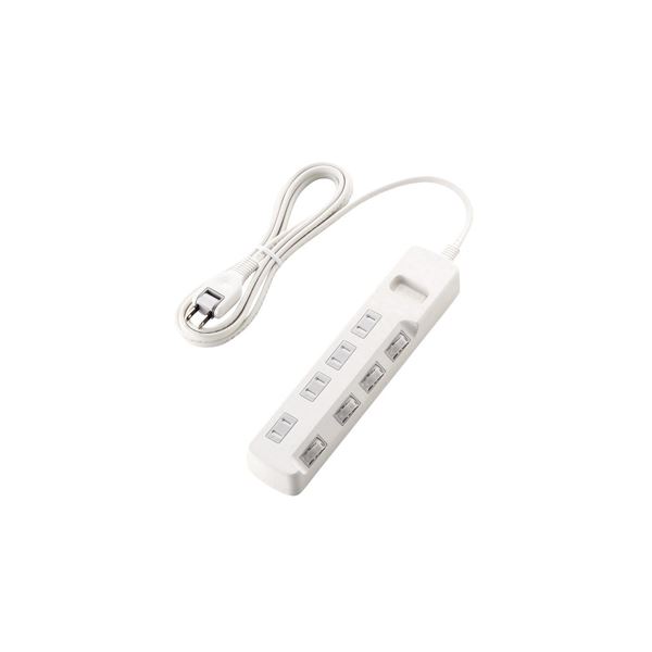 （まとめ）エレコム ほこり防止シャッター付 雷ガードタップ T-K6A-2425WH【×2セット】（代引不可）の通販は 5,376円