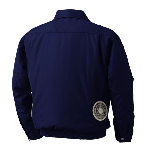 空調服 ポリエステル製長袖ワークブルゾン リチウムバッテリーセット BP-500NC03S4 ネイビー 2L（代引不可） 空調服 ポリエステル製長袖ワークブルゾン リチウムバッテリーセット