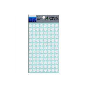 （業務用セット） エーワン カラーラベル 丸型9mm径 07010 白 1P14シート（1456片）入 【×10セット】（代引不可）の通販は 4,950円