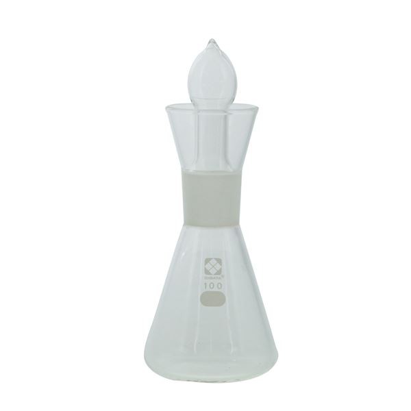 【柴田科学】よう素フラスコ 栓付 100mL（代引不可）の通販は