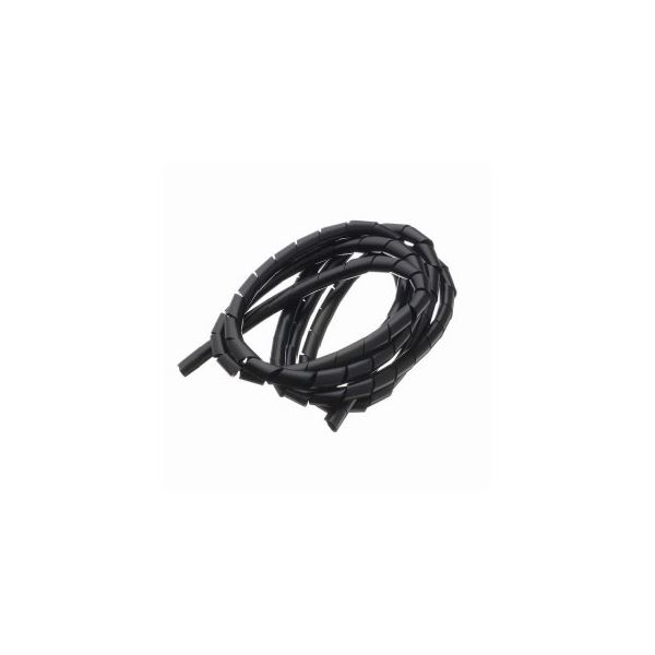 (まとめ)YAZAWA まとめるチューブ 内径：6mm 黒 1.5m FCT6K【×50セット】（代引不可）