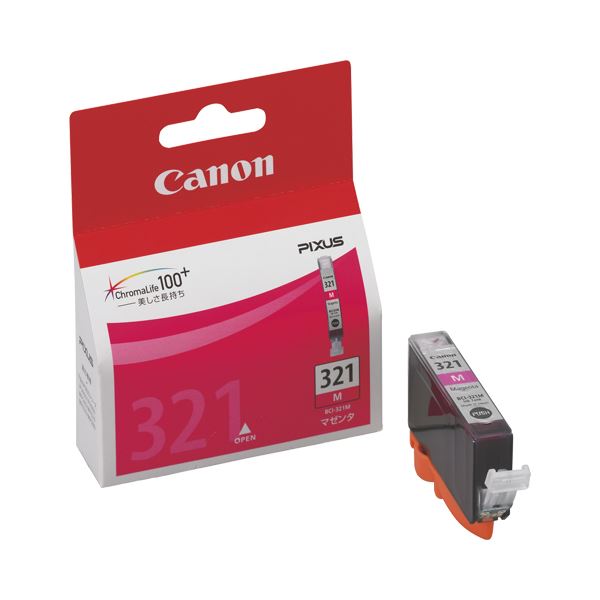 （まとめ） キャノン Canon インクタンク BCI-321M マゼンタ 2929B001 1個 【×5セット】（代引不可）