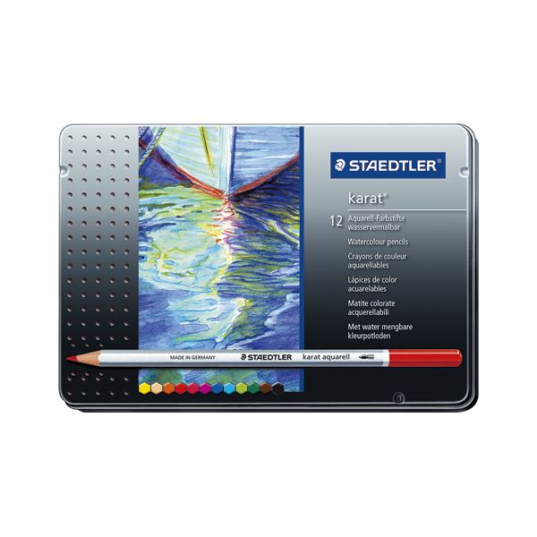 （業務用セット） ステッドラー カラトアクェレル水彩色鉛筆 125 M12 1セット 【×2セット】（代引不可）