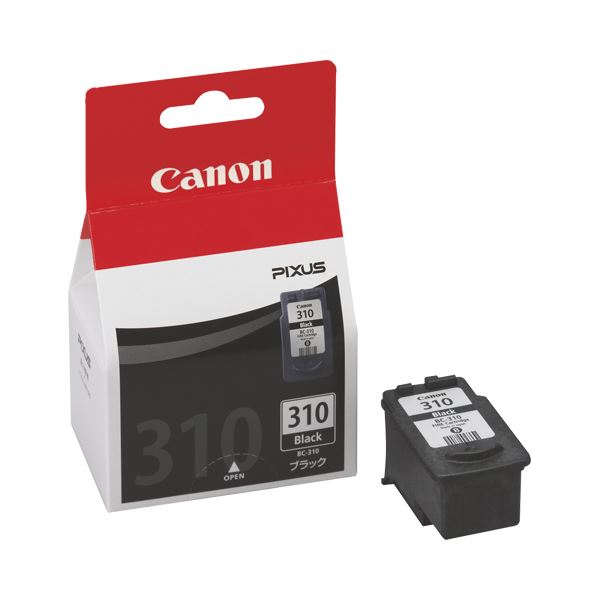 （まとめ） キャノン Canon FINEカートリッジ BC-310 ブラック 2967B001 1個 【×3セット】（代引不可）の通販は 9,625円