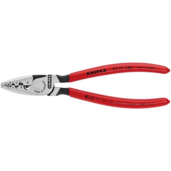 KNIPEX（クニペックス）9771-180 エンドスリーブ用圧着ペンチ （SB）（代引不可）