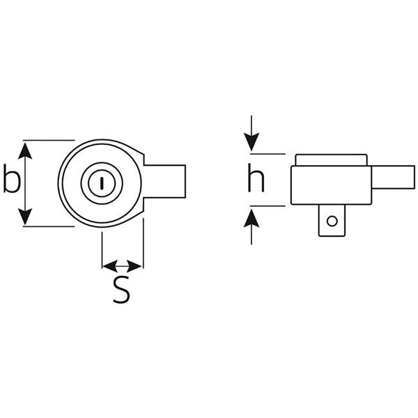 STAHLWILLE（スタビレー） 735／40 トルクレンチ差替ヘッド（ラチェット） （58250040）（代引不可）