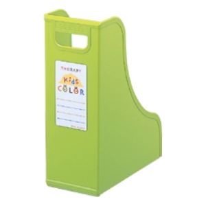 (業務用セット) セラピーキッズカラー ファイルスタンド A4 フボ-TC6-KG キッズグリーン【×10セット】（代引不可）
