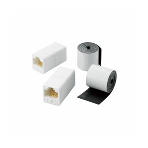 （まとめ）エレコム 屋外用コンパクトRJ45中継コネクタ（Cat5E） LD-VAPFR／RJ45WP【×3セット】（代引不可）