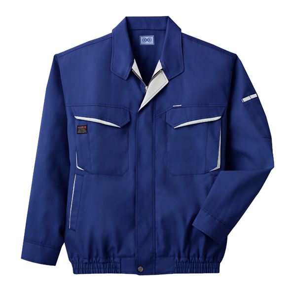 空調服 綿・ポリ混紡長袖作業着 BK-500N 【カラー：ブルー サイズ：M】 リチウムバッテリーセット（代引不可） 空調服 綿・ポリ混紡長袖作業着 BK-500N 【カラー：ブルー サイズ：XL