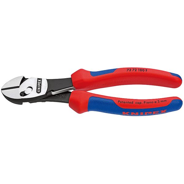 KNIPEX（クニペックス）7372-180F ツインフォースニッパー バネ付（代引不可）