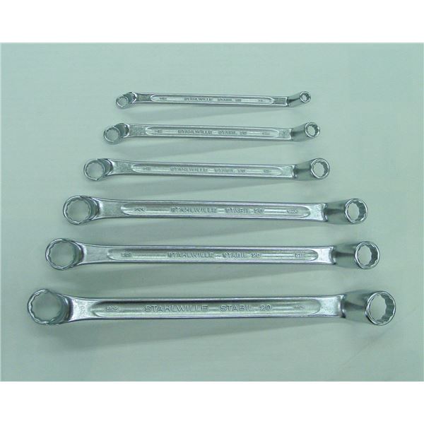 STAHLWILLE（スタビレー） 20A／6 メガネレンチセット 75゜ （インチ） （96414402）（代引不可）