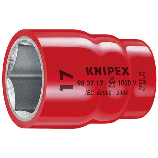 KNIPEX（クニペックス）9837-19 （3／8SQ） 絶縁ソケット 1000V（代引不可）