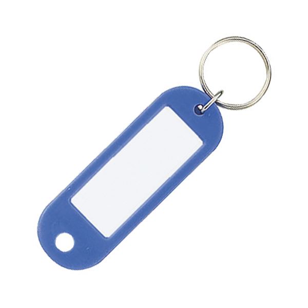 （まとめ） コクヨ キーホルダー型名札 片面表示用 青 ナフ-200B 1セット（50個） 【×2セット】（代引不可）の通販は 7,244円