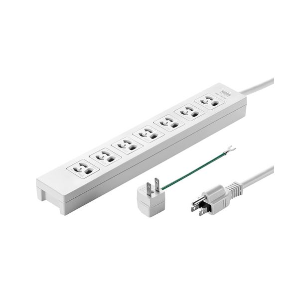 (まとめ)サンワサプライ 電源タップ TAP-F37-3AD【×2セット】（代引不可）の通販は 5,485円