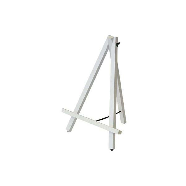 (業務用セット) 木製イーゼル S EZ-001Wホワイト【×5セット】（代引不可）