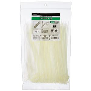 （まとめ） オーム電機 ロックタイ 200mm 白 LT-200W300WH 1袋（300本） 【×4セット】（代引不可）の通販は 6,743円