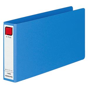 （まとめ） コクヨ 統一伝票用Kファイル B4・1／3ヨコ 300枚収容 背幅42mm 青 フ-809B 1冊 【×10セット】（代引不可）