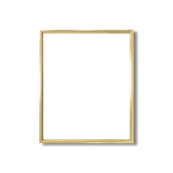 額縁・絵画額・水彩額】壁掛けひも付 □5002デッサン額(ゴールド) 大衣 