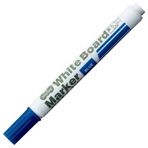 （まとめ） TANOSEE ホワイトボードマーカー 中字角芯 青 1本 【×100セット】（代引不可）の通販は