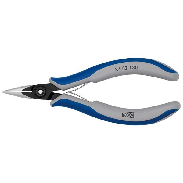 KNIPEX（クニペックス）3452-130 精密プライヤー 丸 クロスメッシュ