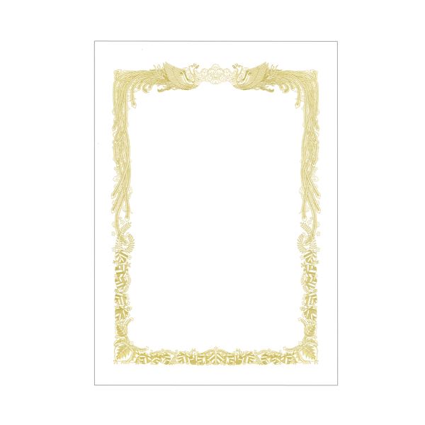 （まとめ） TANOSEE 賞状用紙 白 A4 ヨコ書用 業務用パック 1ケース（100枚） 【×2セット】（代引不可）の通販は 7,862円