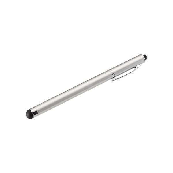 （まとめ）サンワサプライ スマートフォン＆タブレット用タッチペン（シルバー） PDA-PEN27SV【×2セット】（代引不可）の通販は