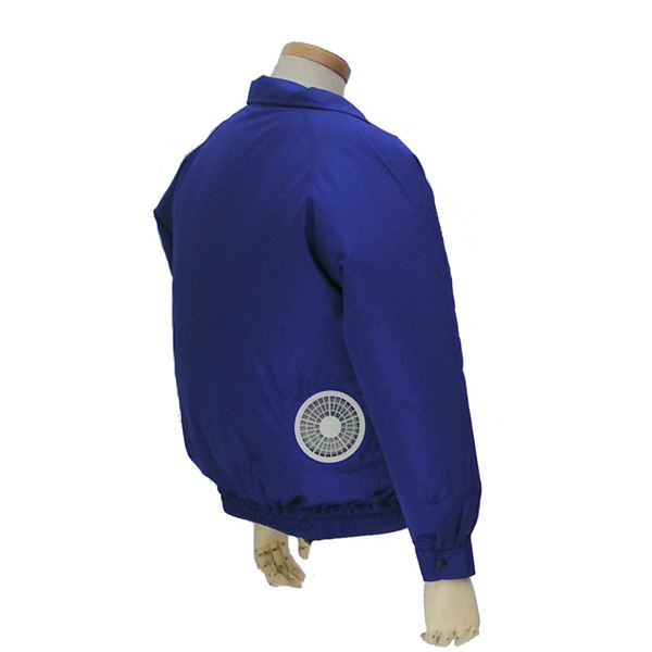 空調服 ポリエステル製長袖ブルゾン P-500BN 【カラー：ブルー サイズ