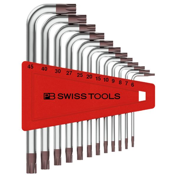 PB SWISS TOOLS 410H／6-45 L型ヘクスローブレンチセット（パックなし）（代引不可）
