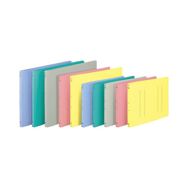 （まとめ） コクヨ フラットファイル（PP） A4ヨコ 150枚収容 背幅20mm 緑 フ-H15G 1セット（10冊） 【×3セット】（代引不可）_1