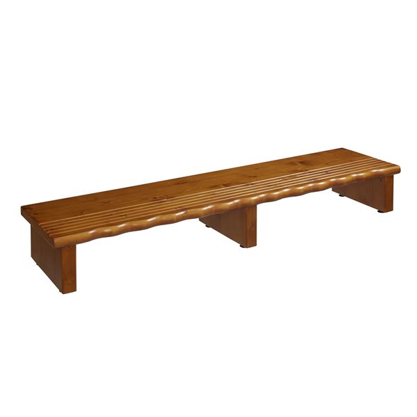 天然木 玄関台 幅120cm 踏み台【完成品】（代引不可）_1