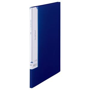 (まとめ) ビュートン 名刺ホルダー A4タテ 200名用 ヨコ入れ ダークブルー INC-A4-200DB 1冊 【×10セット】(代引不可)の通販は